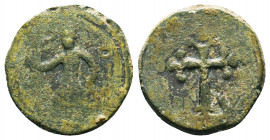Crusaders Coins Ae, Circa 1095 - 1271 AD,
CRUSADERS. Edessa. Baldwin II. Second reign, 1108-1118.AE Follis
Condition: Very Fine

Weight: 4.4 gr
D...