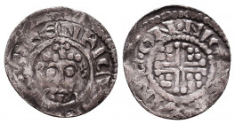 Crusaders Coins AR, Circa 1095 - 1271 AD,
British Coins, John (1199-1216), penny, short cross, Rhuddlan, group II, class v, Henricus, crowned bust fa...