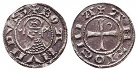 Crusaders Coins AR, Circa 1095 - 1271 AD,
Bohemond III or IV, Denier, ‘helmet’ type, class B/C mule, BOAMVNDVS, helmeted bust left, rev
ANTIOCHIA,...