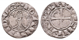 Crusaders Coins AR, Circa 1095 - 1271 AD,
Bohemond III or IV, Denier, ‘helmet’ type, class B/C mule, BOAMVNDVS, helmeted bust left, rev
ANTIOCHIA,...