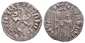 ARMENIA, Cilician Armenia, Ar Silver. 13th - 14th Century
Armenia, Hetoum I AR Tram. AD 1226-1270. Hetoum and Queen Zabel standing facing, holding lo...