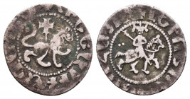 ARMENIA, Cilician Armenia, Ar Silver. 13th - 14th Century
Armenia, Cilician Armenia. Levon III AR Takvorin. AD 1301-1307. King on horseback riding ri...