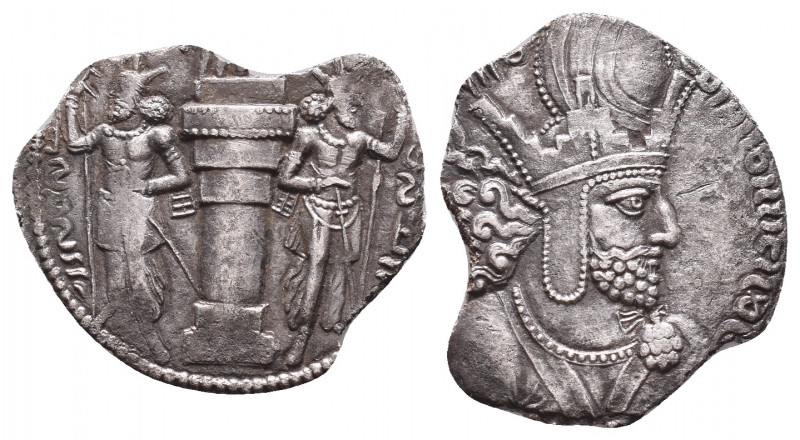 Sasanids Ar Silver Coins,

Condition: Very Fine

Weight: 3.1 gr
Diameter: 2...