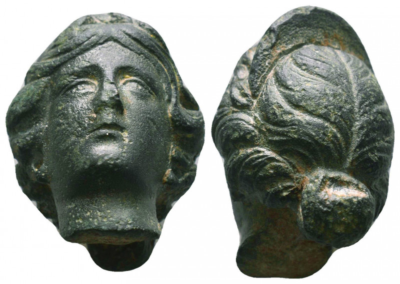 Ancient Roman Head Statue of a Venus, Ae

Condition: Very Fine

Weight: 50+ ...