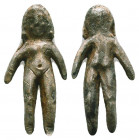 Ancient Silver Idol , Probably Zeus,

Condition: Very Fine

Weight: 3.2 gr
Diameter: 23 mm