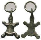 Ancient Roman Silver Legion Turtle Pendant, c. 1st-2nd century AD.

Condition: Very Fine

Weight: 2.3 gr
Diameter: 30 mm