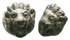 Ancient Roman Silver Legion Lion Head Needle Head, c. 1st-2nd century AD.

Condition: Very Fine

Weight: 2.7 gr
Diameter: 11 mm
