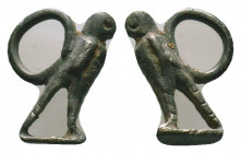 Ancient Roman Silver Legion Eagle Pendant, c. 1st-2nd century AD.

Condition: Very Fine

Weight: 1.0 gr
Diameter: 13 mm