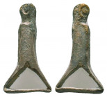 Ancient Roman Silver Legion Eagle Pendant, c. 1st-2nd century AD.

Condition: Very Fine

Weight: 1.9 gr
Diameter: 20 mm