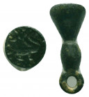 Ancienr Bronze Object ,

Condition: Very Fine

Weight: 4.5 gr
Diameter: 21 mm