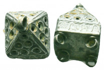 Ancient Silver Fligree objects

Condition: Very Fine

Weight: 1.8 gr
Diameter: 17 mm