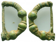 Ancient Bronze Fibula

Condition: Very Fine

Weight: 10.3 gr
Diameter: 34 mm