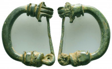 Ancient Bronze Fibula

Condition: Very Fine

Weight: 8.9 gr
Diameter: 31 mm