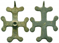 Byzantine Crosses, Ae.

Condition: Very Fine

Weight: 10.9 gr
Diameter: 51 mm