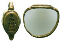 Ancient Roman Bronze Ring, Ae

Condition: Very Fine

Weight: 1.6 gr
Diameter: 17 mm