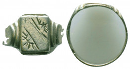 Ancient Roman Silver Ring, Ar

Condition: Very Fine

Weight: 4.3 gr
Diameter: 22 mm