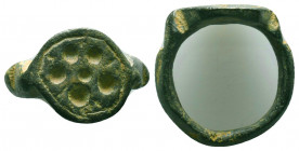 Ancient Roman Bronze Ring, Ae

Condition: Very Fine

Weight: 10.0 gr
Diameter: 25 mm