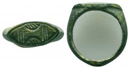 Ancient Roman Bronze Ring, Ae

Condition: Very Fine

Weight: 4.1 gr
Diameter: 21 mm