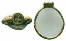 Ancient Roman Bronze Ring, Ae

Condition: Very Fine

Weight: 1.0 gr
Diameter: 20 mm