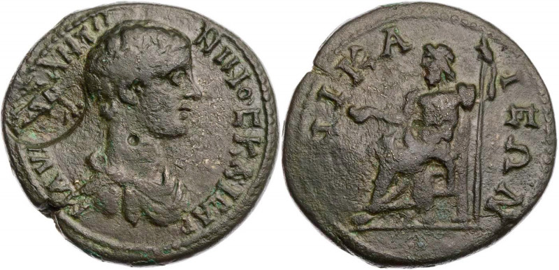 BITHYNIEN NIKAIA
Caracalla Caesar, 196-198 n. Chr. AE-Diassarion Vs.: drapierte...
