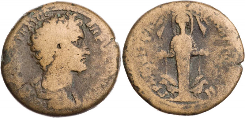 IONIEN MAGNESIA AM MÄANDER
Marcus Aurelius Caesar, 139-161 n. Chr. AE-Triassari...