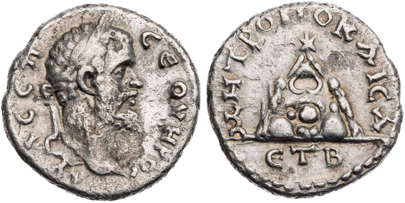 KAPPADOKIEN KAISAREIA / CAESAREA
Septimius Severus, 193-211 n. Chr. AR-Drachme ...