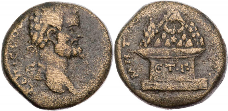 KAPPADOKIEN KAISAREIA / CAESAREA
Septimius Severus, 193-211 n. Chr. AE-Triassar...