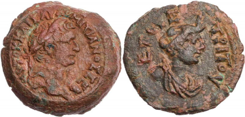 ÄGYPTEN ALEXANDRIA
Domitianus, 81-96 n. Chr. AE-Diobol 83/84 n. Chr. (= Jahr 5)...