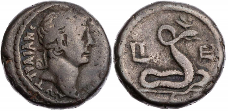 ÄGYPTEN ALEXANDRIA
Traianus, 98-117 n. Chr. BI-Tetradrachme 111/112 n. Chr. (= ...