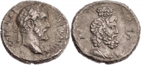 ÄGYPTEN ALEXANDRIA
Antoninus Pius, 138-161 n. Chr. BI-Tetradrachme 142/143 n. Chr. (= Jahr 6) Vs.: Kopf mit Lorbeerkranz n. r., Rs.: drapierte Büste ...