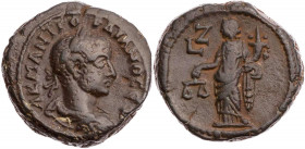 ÄGYPTEN ALEXANDRIA
Gordianus III., 238-244 n. Chr. BI-Tetradrachme 243/244 n. Chr. (= Jahr 7) Vs.: gepanzerte und drapierte Büste mit Lorbeerkranz n....