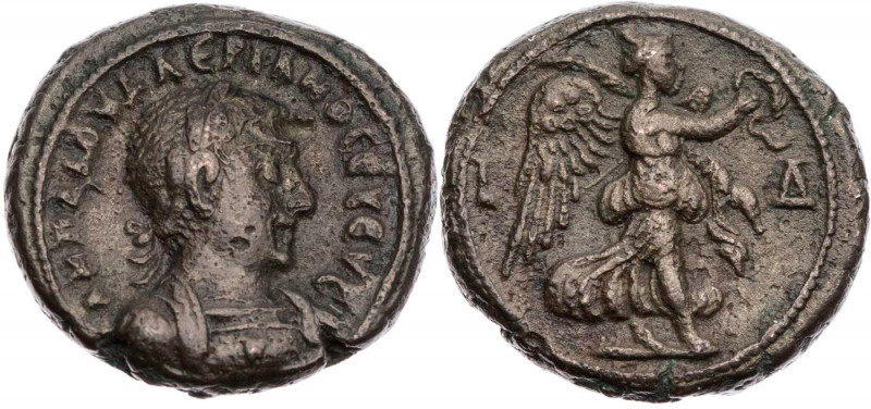 ÄGYPTEN ALEXANDRIA
Valerianus I., 253-260 n. Chr. BI-Tetradrachme 256/257 n. Ch...