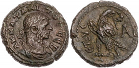ÄGYPTEN ALEXANDRIA
Tacitus, 275-276 n. Chr. AE-Tetradrachme 275/276 n. Chr. (= Jahr 1) Vs.: gepanzerte und drapierte Büste mit Lorbeerkranz n. r., Rs...