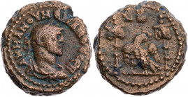 ÄGYPTEN ALEXANDRIA
Numerianus, 283-284 n. Chr. AE-Tetradrachme 283/284 n. Chr. (= Jahr 2) Vs.: gepanzerte und drapierte Büste mit Lorbeerkranz n. r.,...