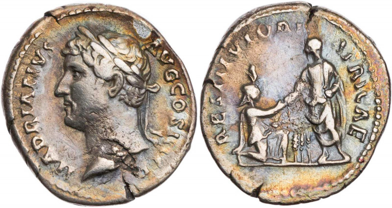 RÖMISCHE KAISERZEIT
Hadrianus, 117-138 n. Chr. AR-Denar 130-133 n. Chr. Rom Vs....