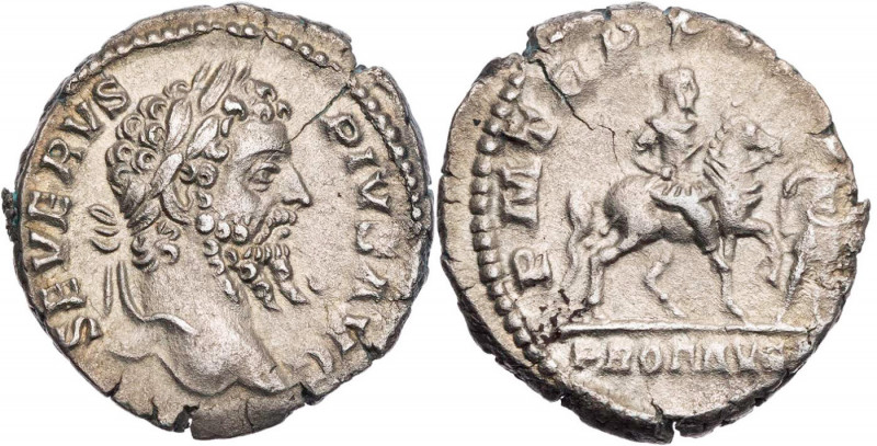 RÖMISCHE KAISERZEIT
Septimius Severus, 193-211 n. Chr. AR-Denar 208 n. Chr. Rom...