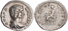 RÖMISCHE KAISERZEIT
Iulia Domna, Gemahlin des Septimius Severus, 193-211 n. Chr. AR-Denar 196-211 n. Chr. Rom Vs.: IVLIA AVGVSTA, drapierte Büste n. ...