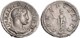 RÖMISCHE KAISERZEIT
Severus Alexander, 222-235 n. Chr. AR-Denar 232 n. Chr. Rom Vs.: IMP ALEXANDER PIVS AVG, drapierte Büste mit Lorbeerkranz n. r., ...