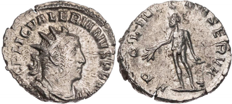 RÖMISCHE KAISERZEIT
Valerianus, 253-260 n. Chr. AR-Antoninian 254-256 n. Chr. R...