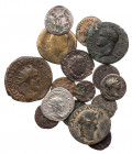 Lot, römische Münzen Verschiedene AE- und AR-Prägungen, darunter ein subärater republikanischer Denar des L. Antestius Gragulus, As des Agrippa, Denar...