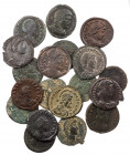 Lot, römische Münzen AE-Maiorinae des Zeitraumes 348-395 n. Chr.: Constantius II. (5), Constantius Gallus (2), Magnentius, Decentius (3), Gratianus, M...