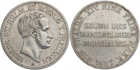 BRANDENBURG - PREUSSEN PREUSSEN, KÖNIGREICH
Friedrich Wilhelm III., 1797-1840. Ausbeutetaler 1827 A AKS 16; J. 61; Thun 248; Olding 183. ss