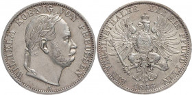 BRANDENBURG - PREUSSEN PREUSSEN, KÖNIGREICH
Wilhelm I., 1861-1888. Vereinstaler 1866 A Auf den Sieg über Österreich AKS 117; J. 98; Thun 271; Olding ...