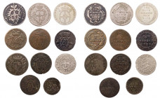 KÖLN ERZBISTUM
 Lot Maximilian Heinrich von Bayern: 2 Albus 1658; Clemens August von Bayern: 3 Stüber 17(53?), 1 Stüber 1744, 1/4 Stüber 174(?), 1759...