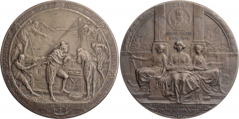 VERKEHRSWESEN SCHIFFAHRT
USA Silbermedaille 1909 v. Emil Fuchs, hrsg. American ...