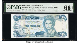 Bahamas Central Bank 10 Dollars 1974 (ND 1992) Pick 53 PMG Gem Uncirculated 66 EPQ. 

HID09801242017

© 2020 Heritage Auctions | All Rights Reserved
