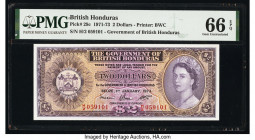 British Honduras Government of British Honduras 2 Dollars 1.1.1973 Pick 29c PMG Gem Uncirculated 66 EPQ. 

HID09801242017

© 2020 Heritage Auctions | ...
