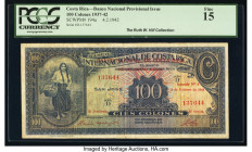 Costa Rica Banco Nacional de Costa Rica 100 Colones 4.2.1942 Pick 194a PCGS Fine 15. 

HID09801242017

© 2020 Heritage Auctions | All Rights Reserved