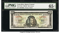 Costa Rica Banco Central de Costa Rica 100 Colones 6.12.1967 Pick 234a PMG Gem Uncirculated 65 EPQ. 

HID09801242017

© 2020 Heritage Auctions | All R...