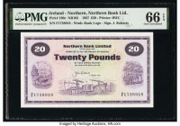 Ireland - Northern Northern Bank Limited 20 Pounds 2.3.1987 Pick 190c PMG Gem Uncirculated 66 EPQ. 

HID09801242017

© 2020 Heritage Auctions | All Ri...